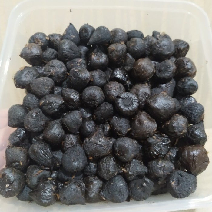 

Bawang Black Garlic Kupas 250 Gram