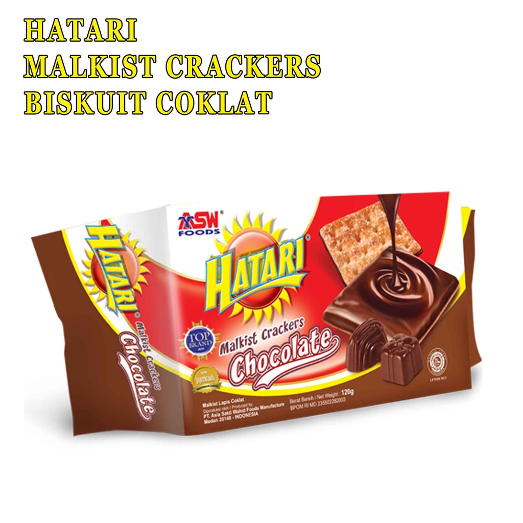 HATARI*MALKIST CRACKERS CHOCOLATE *120g
