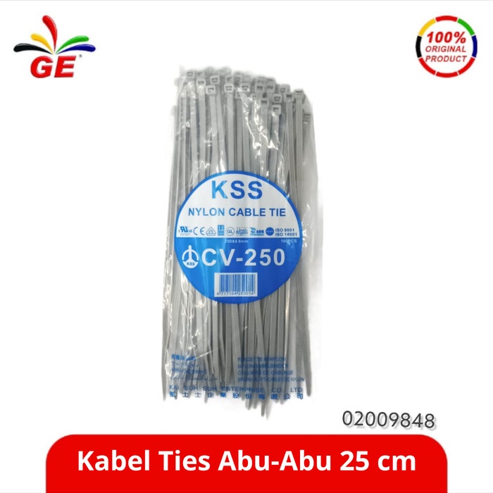 

GE - Kabel Ties Abu-Abu 25 cm 02009848