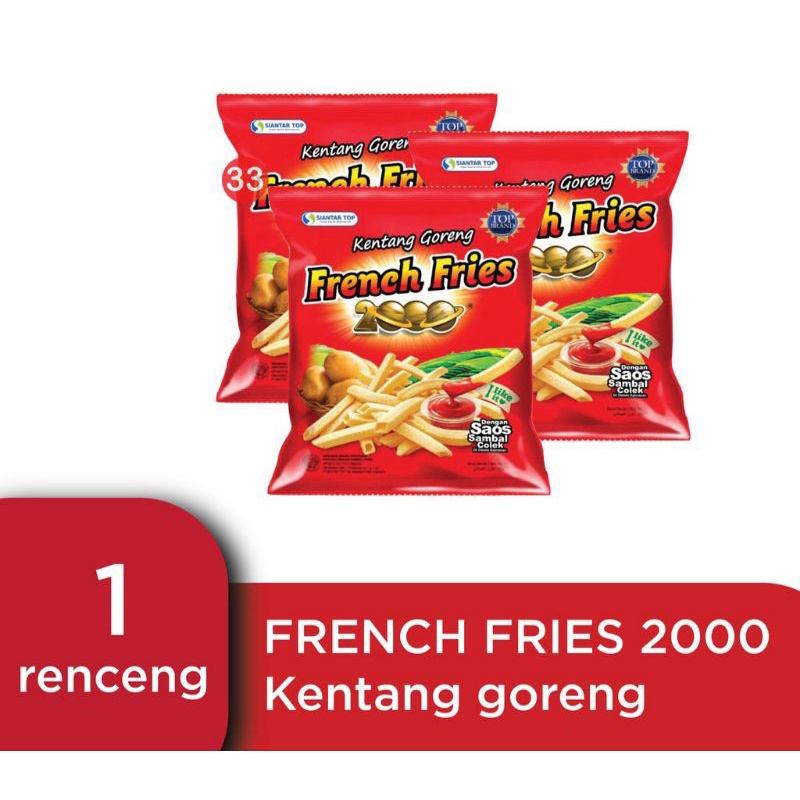 

[Harga grosir] kentang goreng french fries 2000