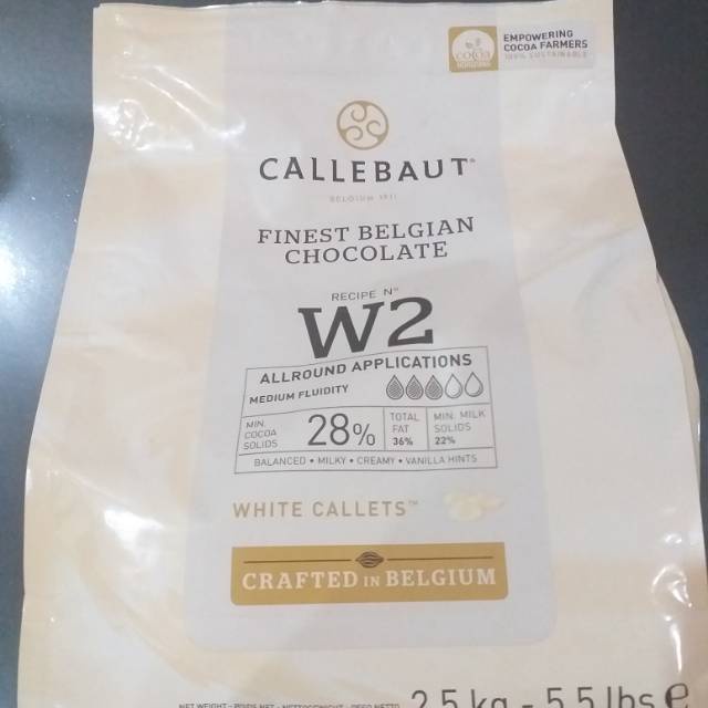 

✨NEW✨ -Callebaut white chocolate w2 28% repack 500gr- 1.1.23
