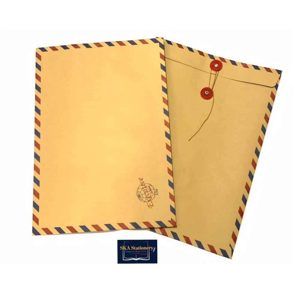 

Y88 Amplop Coklat Air Mail Tali 310 Folio Executive/Amplop Lamaran kerja (Pak) PALING BAGUS ヶ