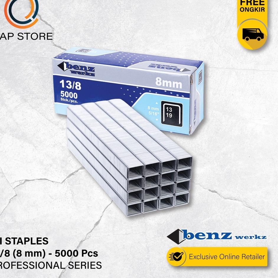 

trxU0g0F Isi Staples 13 8 / Refill Stapler Steples Tembak R23 8 mm 13/8 Benz