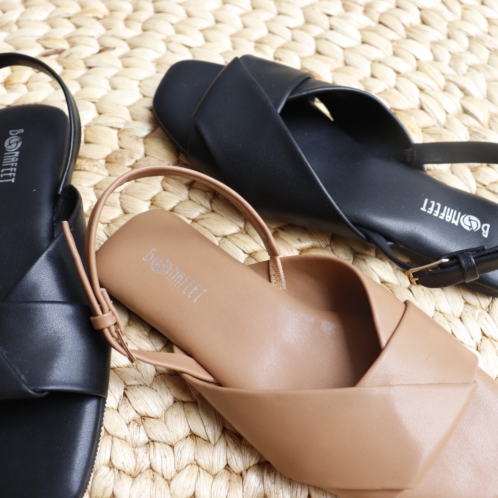 MILEN Flat Sandal Tali Wanita Terbaru 2023 SBM STORE