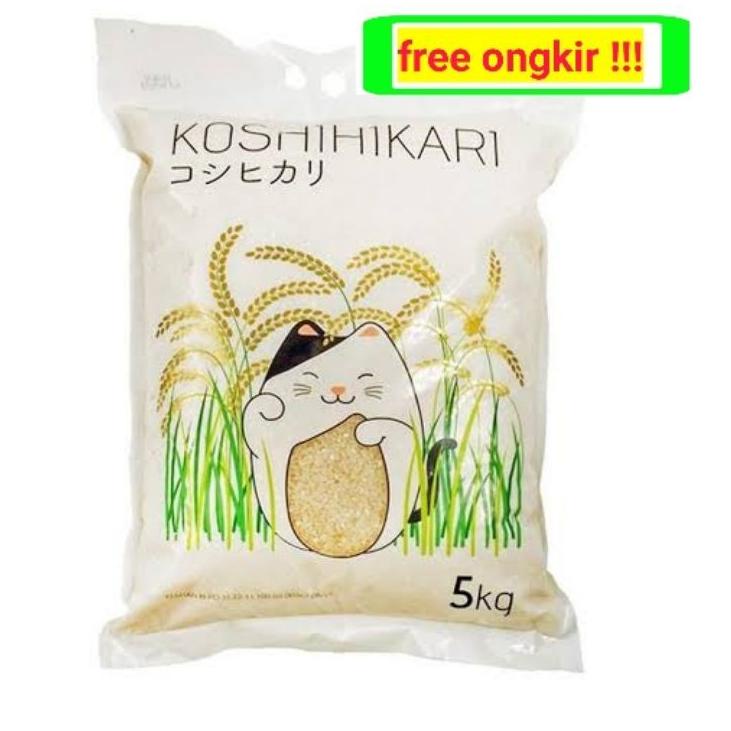 ○ Beras Koshihikari 5kg beras jepang ○