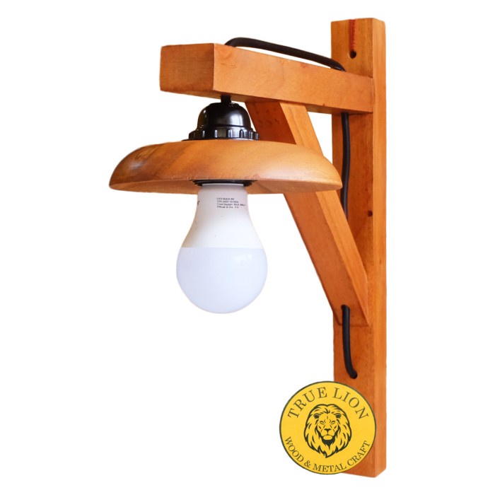 LAMPU DINDING KAYU MINIMALIS/LAMPU TEMPEL KAYU