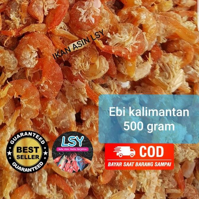 

♪ EBI KERING SUPER / UDANG EBI DAGING 500 GRAM ( ASLI KALIMANTAN ) ➼