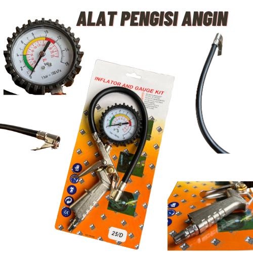 ALAT PENGISI ANGIN /  INFLATOR GAUGE KIT B -01