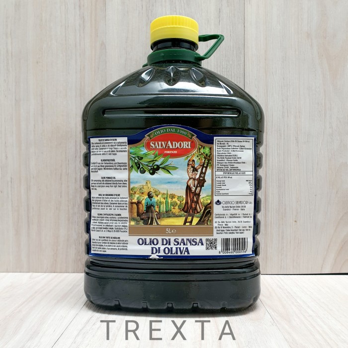 

Pomace Olive Oil Salvadori 5 Liter Gojek Grab