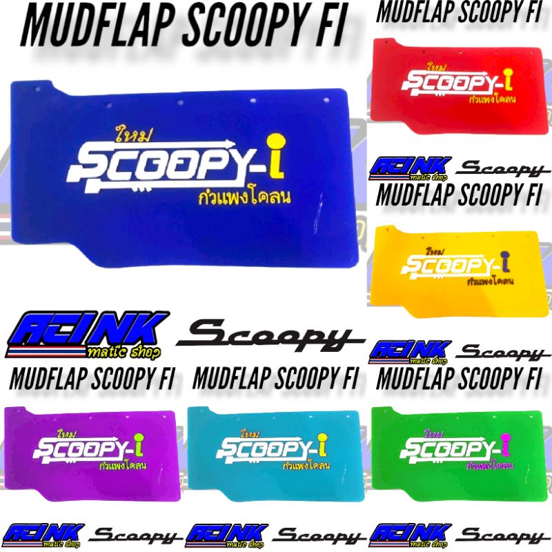 MUD FLAP  MUDFLAP SCOOPY FI ESP KARET PENAHAN LUMPUR SCOOPY FI ESP