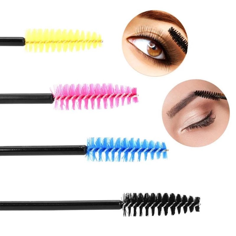 Disposable Lip Brush Wand Applicator / Mascara Wand Brush Sisir Mascara / Eyeliner Wand Brush 1 PACK 50pcs