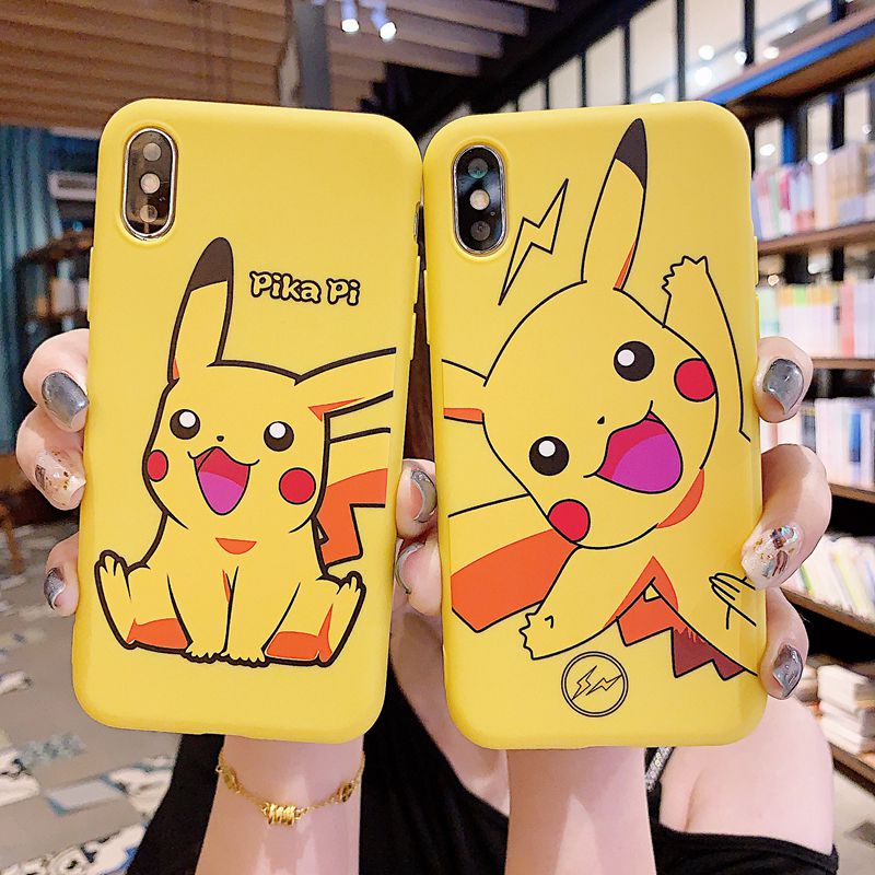 Softcase Silikon OPPO A57 A77S A17 A96 A76 A36 A17K VIVO Y21S Y21A Y21E Y21T Y21G Y22S Y35 Y16 Y16 Y02S Redmi 9A 9C 10 Note9 10 11 Pro Note 10S 11S Cute Pikachu Pokemon go