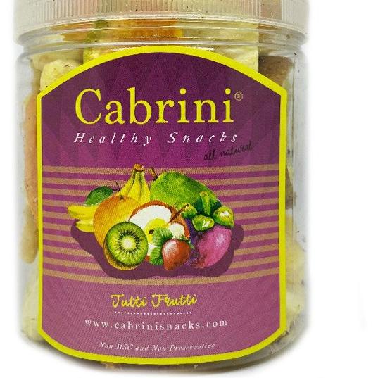 

♀ Cabrini Healthy Snacks - Tutti Frutti (500 ml) Keripik Buah Premium ☼
