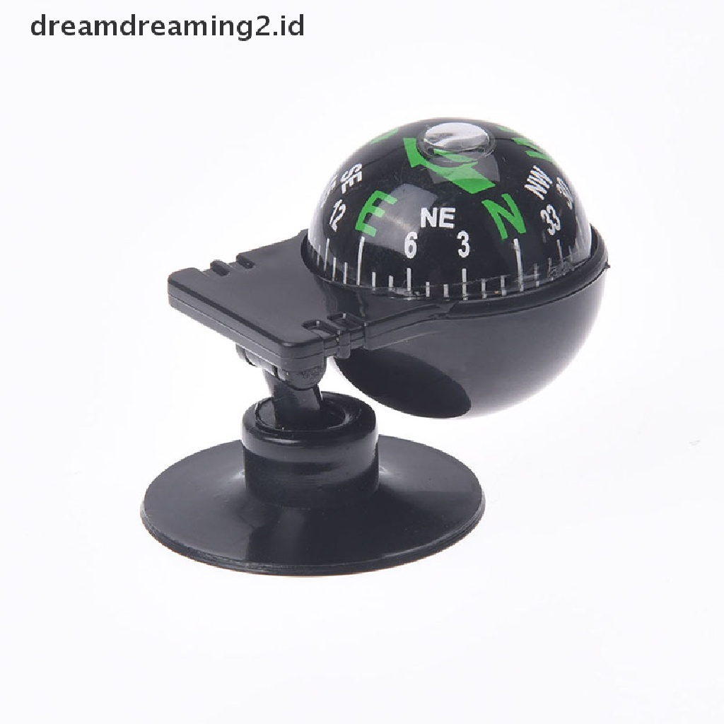 (dream) Pocket ball dashboard dash mount Kompas Navigasi Mobil Perahu Truk Sedot Hitam.