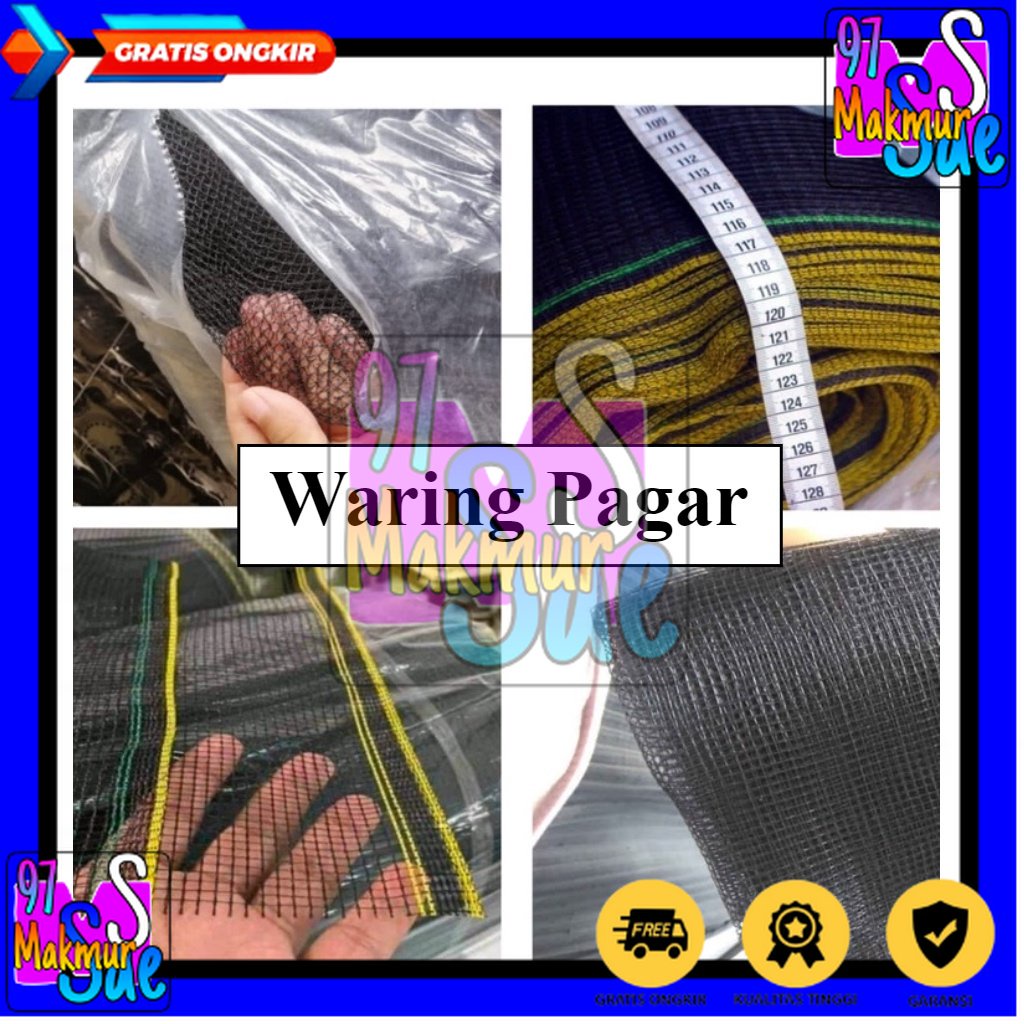 Waring, Jaring pagar ayam, jaring kandang, jaring tanaman, jaring kebun, Cap JANGKAR MAS, ECERAN