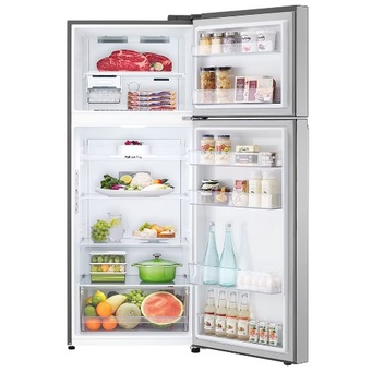 LG GV-B242PLGB / GVB242PLGB 263L Top Freezer Fridge in Platinum Silver3 Steel