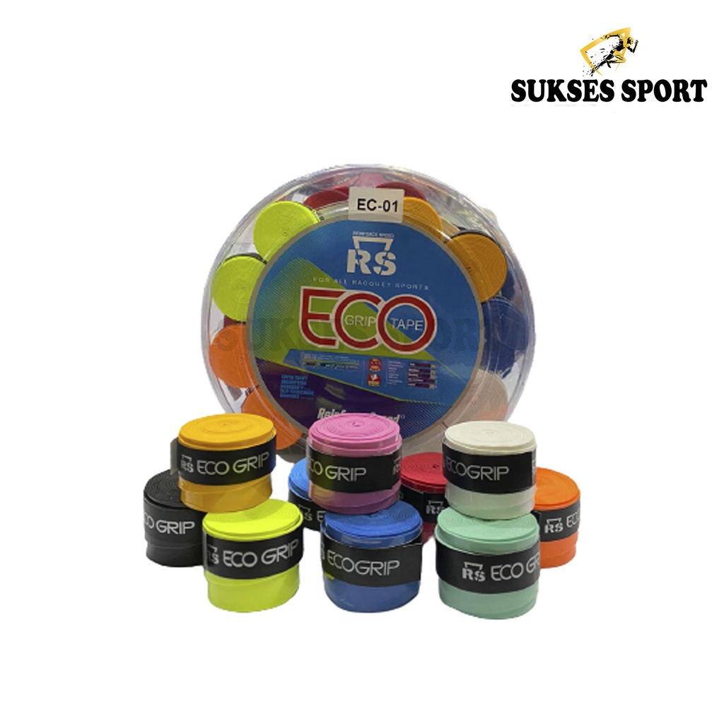 Grip Karet RS Eco New Colour/Grip Karet Badminton RS Eco Lembut