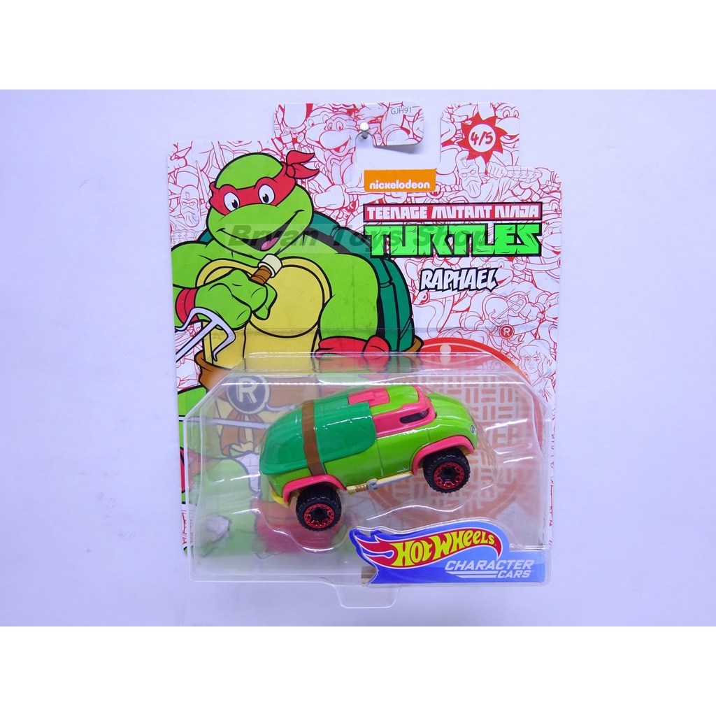 Hot Wheels Character Cars Ninja Turtles Raphael