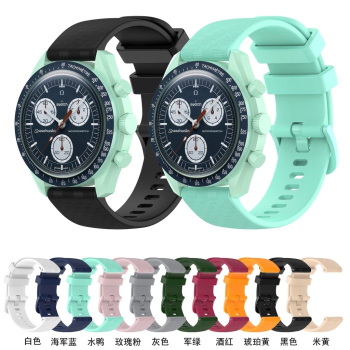 Terlaris (T)Erpopule(R) Watch Strap For Omega X Swatch Waterproof Bracelet