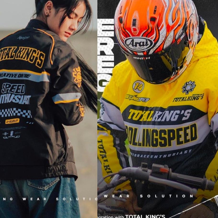 ➳ Jaket Rollingspeed x Total Kings Gratis Stiker ☟