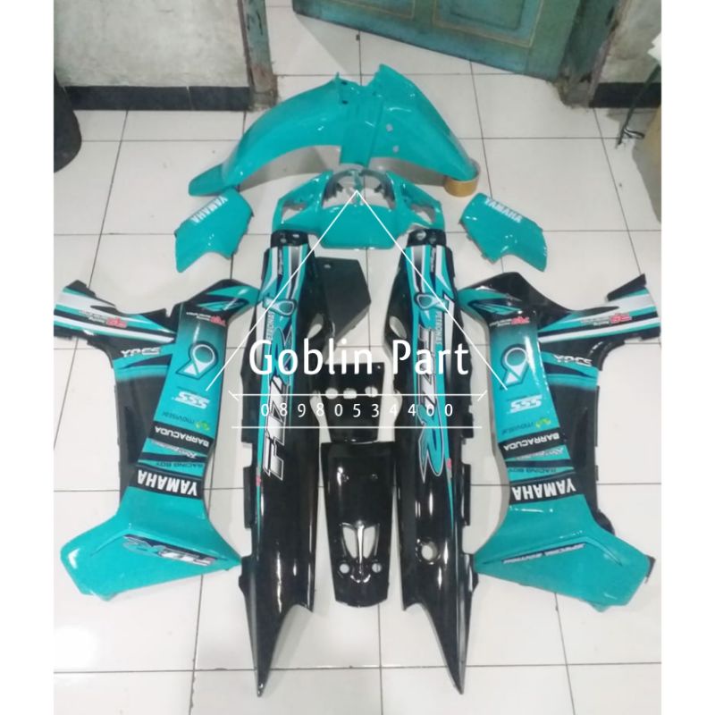 Cover Body Fizr F1zr Full Set Halus Petronas Biru Muda Cover Body Yamaha Fizr F1zr