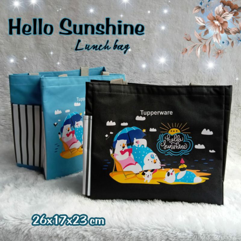 Tupperware Tas bekal Hello Sunshine ( Zipper bunga es)