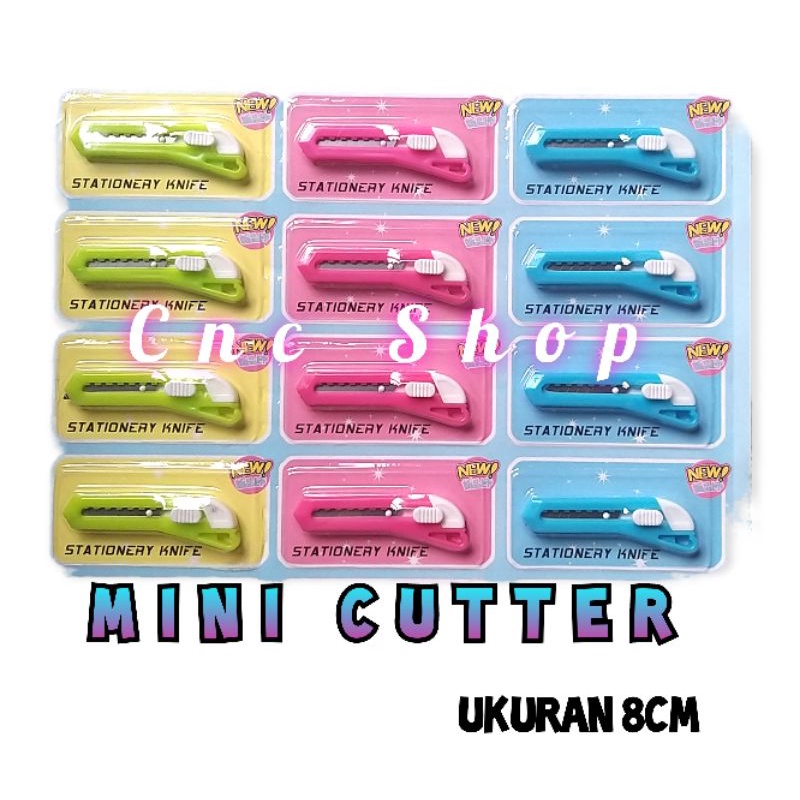 

Kater Mini Ukuran 8cm Cutter Alat Pemotong Kertas