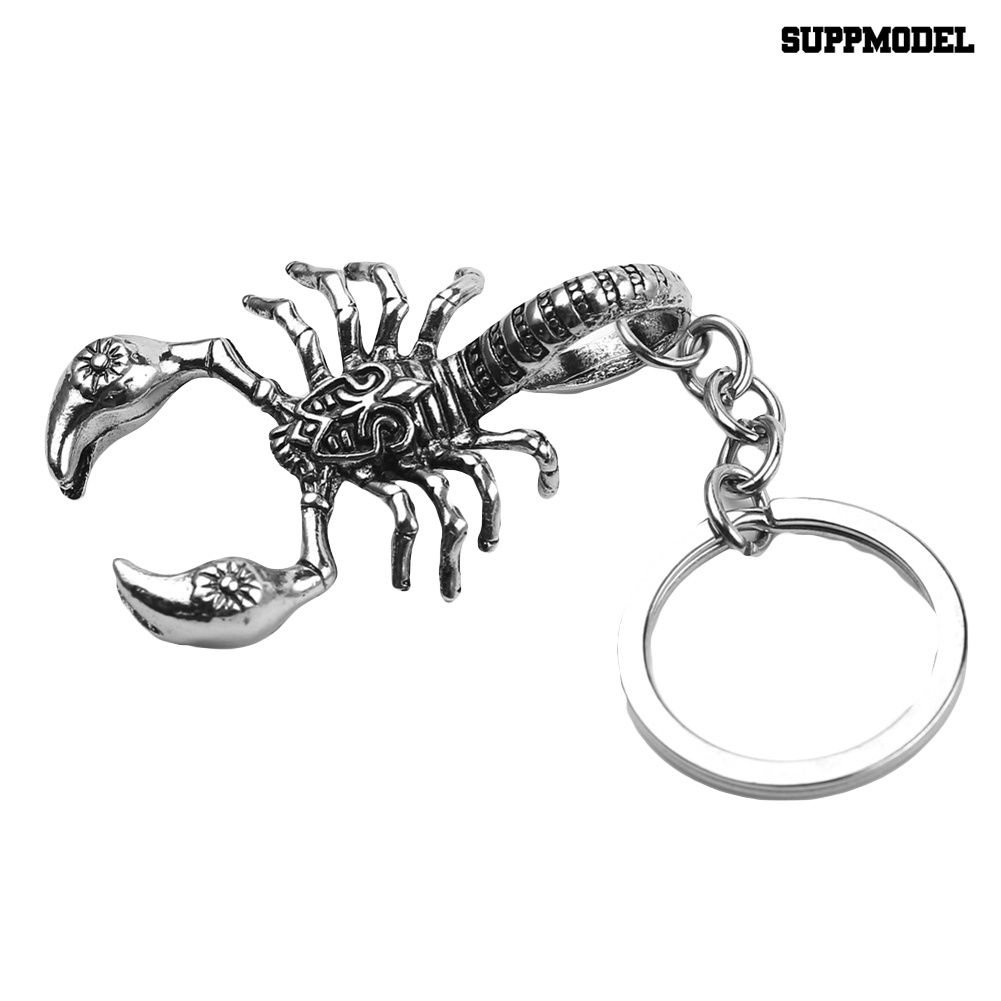 [SM] Retro Unisex Alloy Scorpion Pendant Gantungan Kunci Tas Hiasan Gantung Key Chain Ring