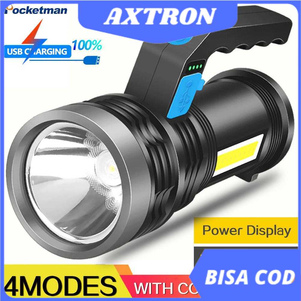 Pocketman Senter LED Waterproof USB 3W Cree XPE PLUS COB / SENTER SWAT MINI LED SUPER TERANG SENTER 
