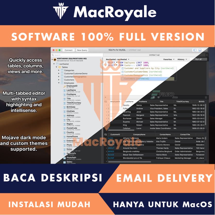 [MacOS] SQLPro for MySQL Full Version Lifetime Full Garansi