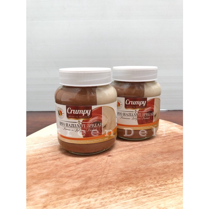 

Crumpy Duo Hazelnut Spread / Selai Hazelnut Coklat 400GRAM