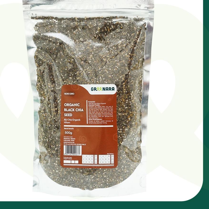 

ⅎ Organic Black Chia Seed 500gr / Chiaseed Hitam Organik ♕