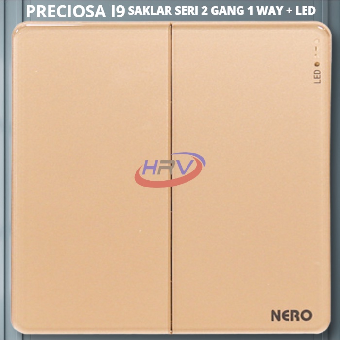 PRECIOSA I91621D-Gold Saklar Seri NERO