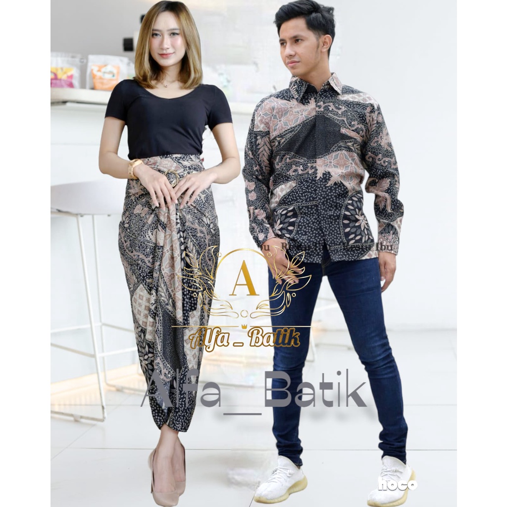 batik set / batik couple / batik lilit / kemeja batik / rok lilit batik / setelan batik / coupelan batik / free ring / couple batik kondangan