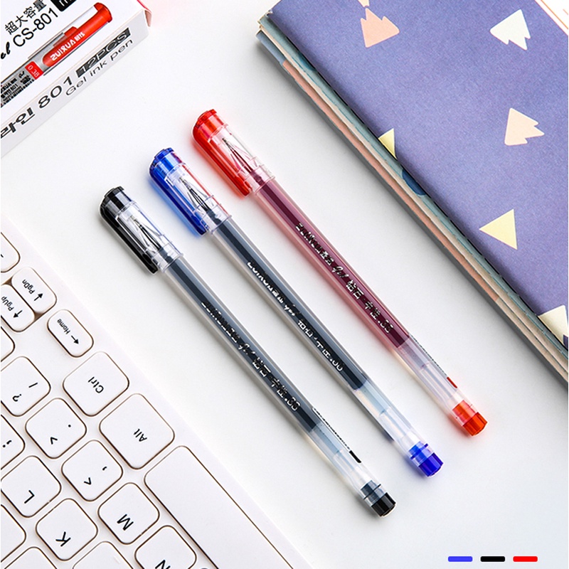 0.38mm Kepala Berlian Halus Cepat Kering Pen/Mahasiswa Kerja Harian Tanda Tangan Halus Pena Alat Tulis