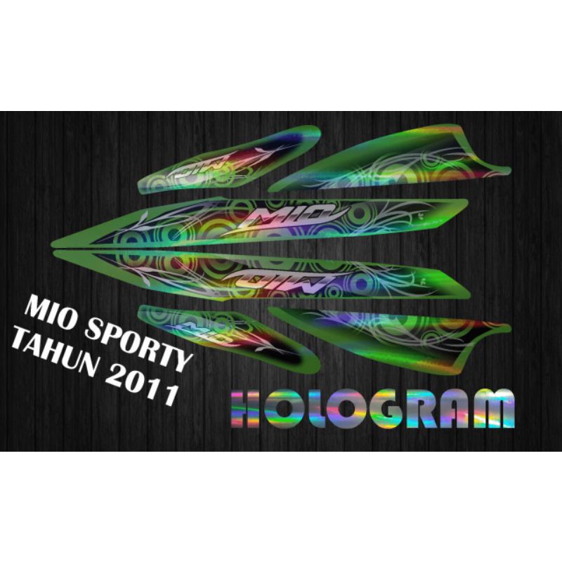 STIKER HOLOGRAM YAMAHA MIO SPORTY TAHUN 2005-2011