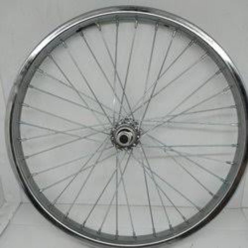 Rims 20 inch. velg sepeda ukuran 20 inch roda sepeda ukuran 20 set. sudah berikut as