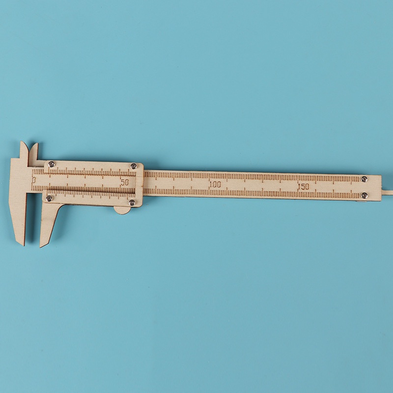 Gifted EDUCATION DIY Vernier Caliper Tangan Rakitan Alat Ukur Bahan Eksperimen Edukasi Hadiah Proyek Sekolah