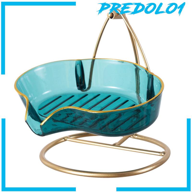 [Predolo1] Self Draining Soap Tray Kotak Sabun Piring Sabun Modern Untuk Aksesoris Bathtub