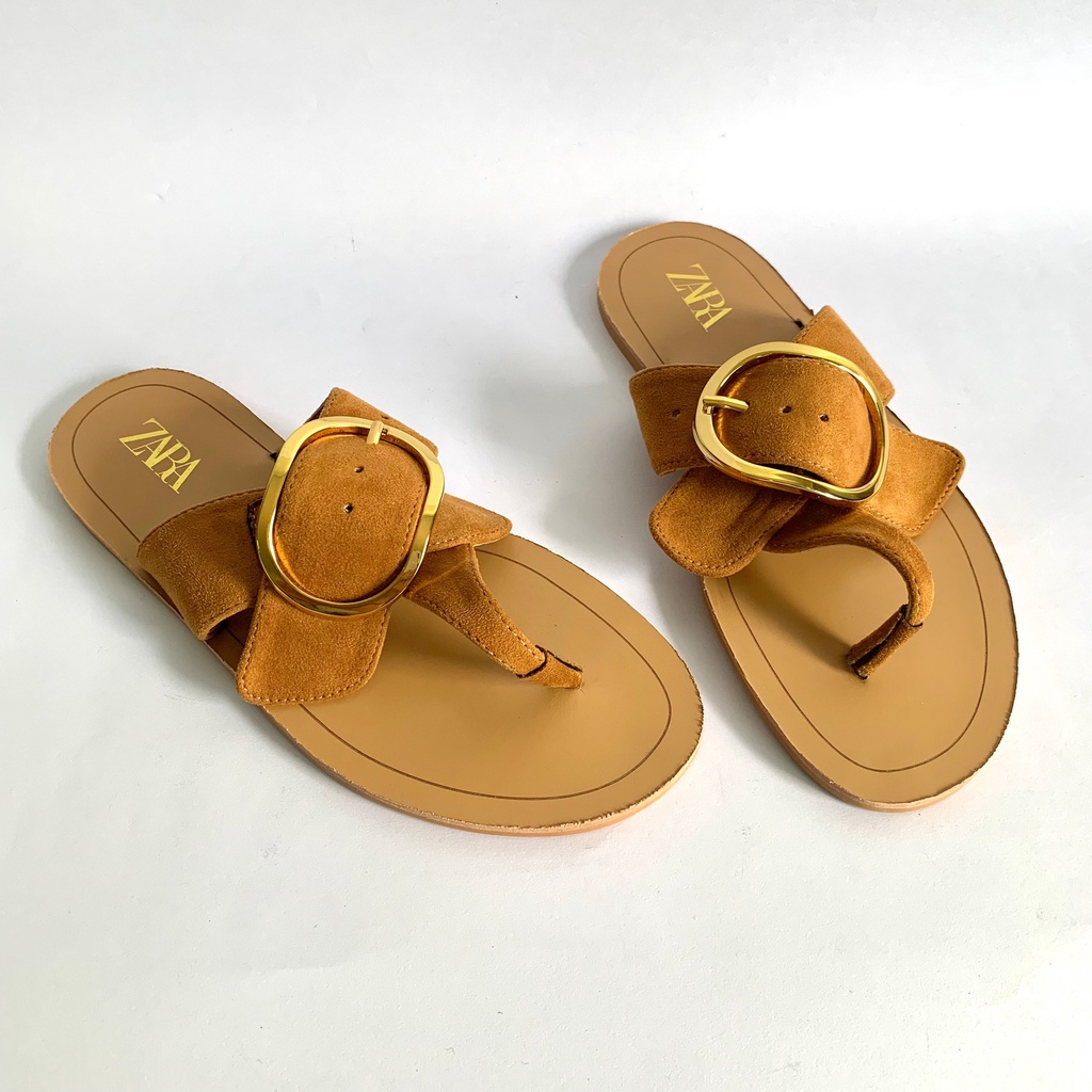 [7.7 Boombastis Sale⚡] - SANDAL WANITA KEKINIAN ZS507 FLAT SENDAL PREMIUM IMPORT