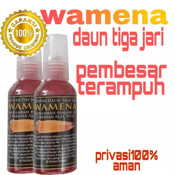 DAUN TIGA JARI WAMENA minyak pembesar panjang keras dan kuat