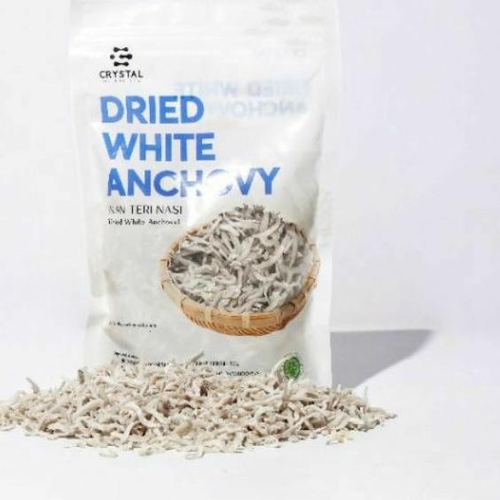 

☛ Crystal of The Sea Dried White Anchovy 80g - Ikan Teri Nasi Kering ♜