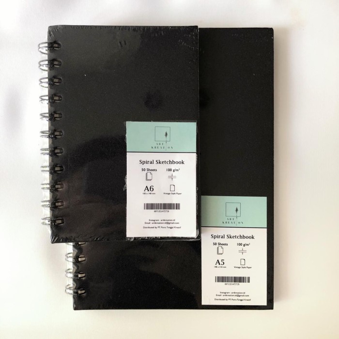 

Scetch Art Kreation Spiral Sketchbook A5/A6 (Hardcover)