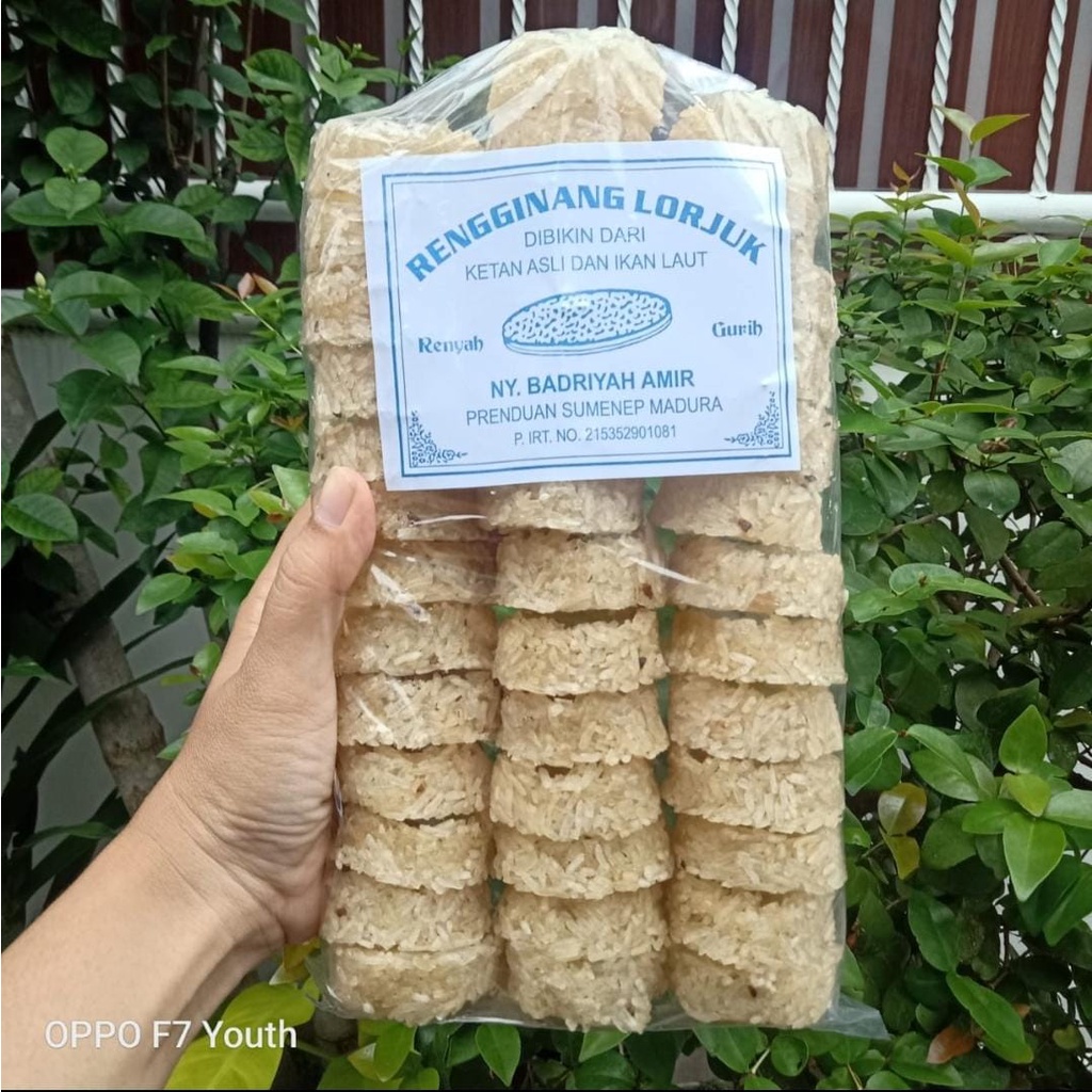 

Kerupuk RENGGINANG LORJUK | Krupuk Ketan dan ikan laut - ASLI SUMENEP isi 40pcs