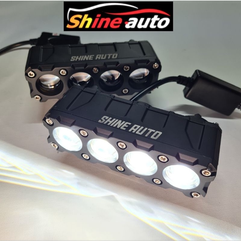 MINI PROJECTOR 4 LENS / 4 MATA PROJIE LED SHINEAUTO