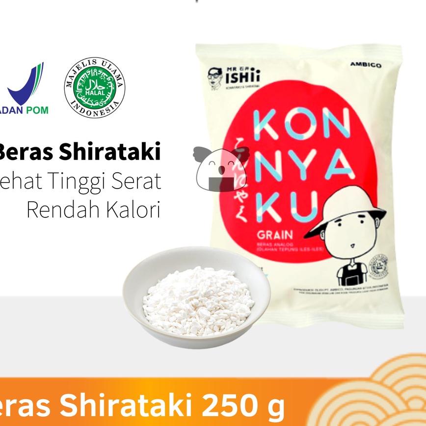 

Ω BERAS SHIRATAKI Low Carbo 250 g │ Diet Keto Rice Export Quality ⅎ