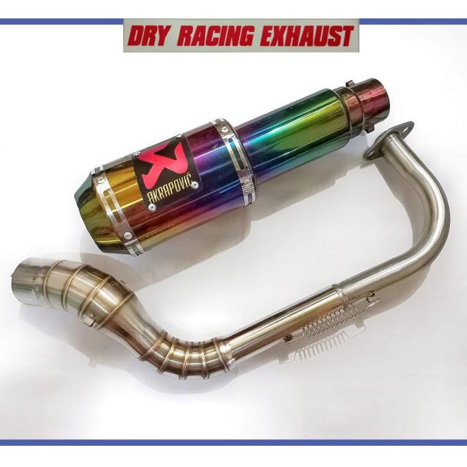 KNALPOT AKRAPOVIC GP M1 NMAX AEROX VARIO BEAT SCOOPY MIO ADV PCX