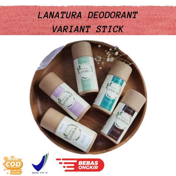 DEODORANT ALAMI LA NATURA VARIAN LENGKAP ∣ LANATURA DEODORANT ∣ Deodoran Penghilang Bau Badan Bau Ke