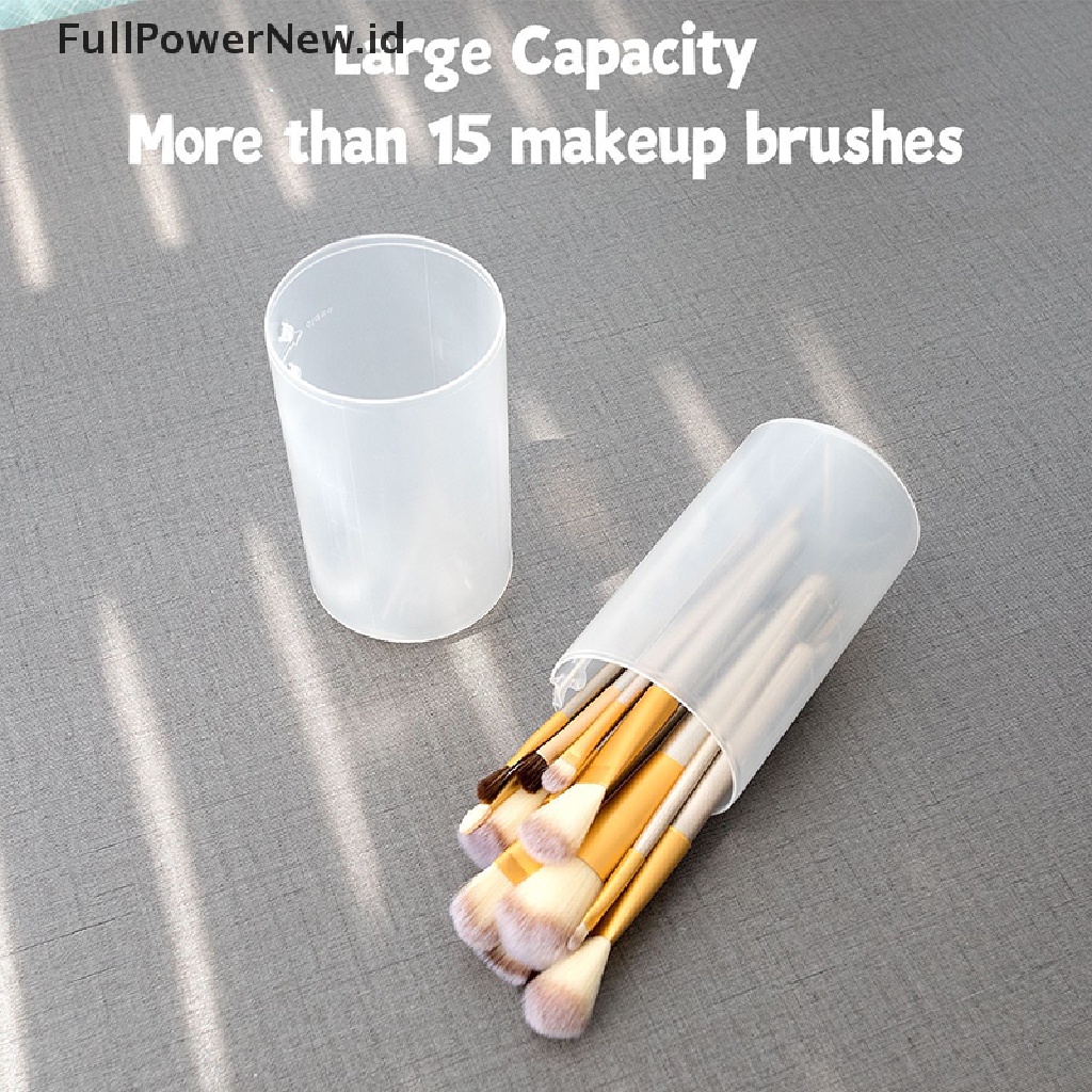 Power Tempat Kuas Makeup Plastik Travel Kosmetik Kosong Case Adjustable Kotak Penyimpanan ID