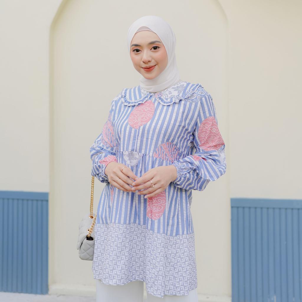 Kemeja Wanita Batik Baju Wanita Blus Batik Wanita Terbaru